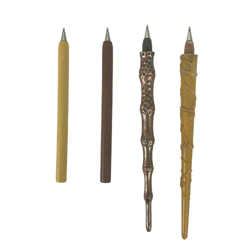Harry Potter Wizarding World Wand Pens Set of 4 - Voldemort, Hermione, Dumbledore Wands - Image 5
