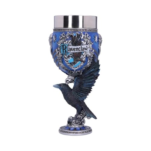 Nemesis Now Harry Potter Ravenclaw Hogwarts House Collectible Goblet 1 Count Pack of 1 Blue Silver200 ml