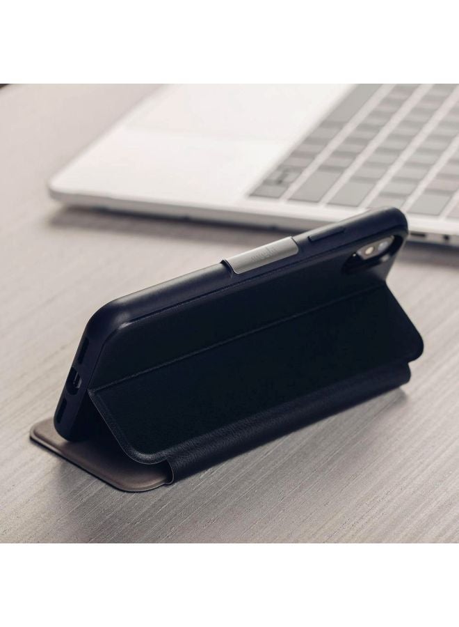 موشي غطاء حماية واقٍ لهاتف أبل آيفون XR أزرق ميدنايت - Image 3