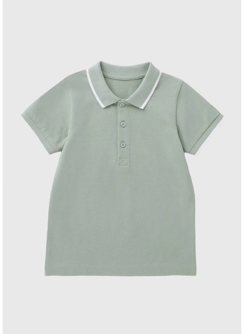 Matalan Boys Sage Casual Polo Shirt