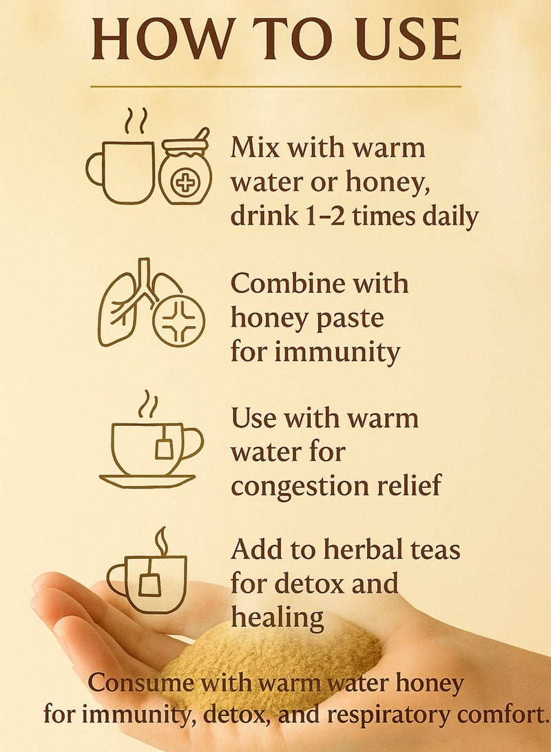 زهر مسحوق الزهر قسط الهندي - مسحوق جذر القسط الهندي المجفف والمفرز يدويًا بنسبة 100% | بهارات عشبية عالية الجودة - Image 5