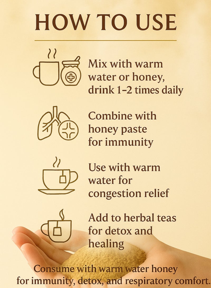 Zahr Oust Al Hindi Powder (Costus Root Powder) – Premium Natural Herbal Plant Powder | 100% Pure Botanical Root Powder for Gardening, Horticulture & Herbal Use - Image 4