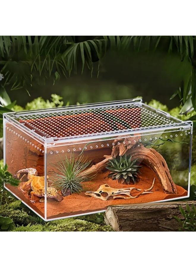 Generic Acrylic Breeding Box for Reptiles 30x20x15cm  - Image 1