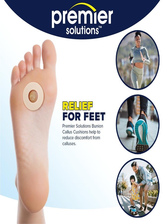 Premier Solutions Callus Cushions for Foot and Toe Protection, Self-Stick Adhesive Foot Care Cushions, 36 Count (6 Packs of 6) - Image 4