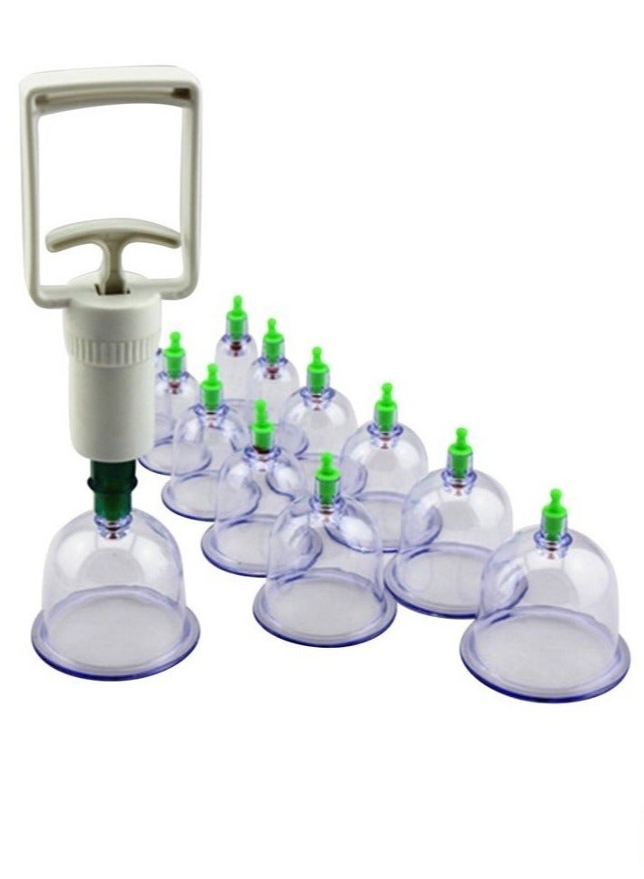 Loquat 12-Piece Body Massage Cupping Suction Therapy Device - Image 2