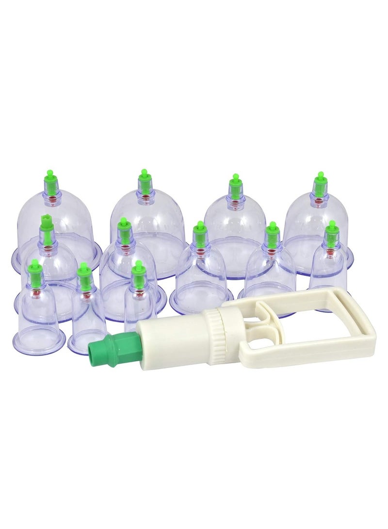 Loquat 12-Piece Body Massage Cupping Suction Therapy Device - Image 1