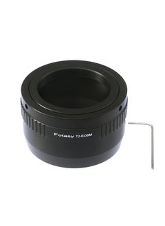 Fotasy Adjustable T Mount Lens to Cannon EF-M Adapter, T2 EFM, T2 EOS M Adapter, fit T/ T2 Mount Telescope Lens, Compatible with Canon EF-M Mirrorless Cameras M M2 M3 M5 M6 Mark II M10 M50 M100 M200 