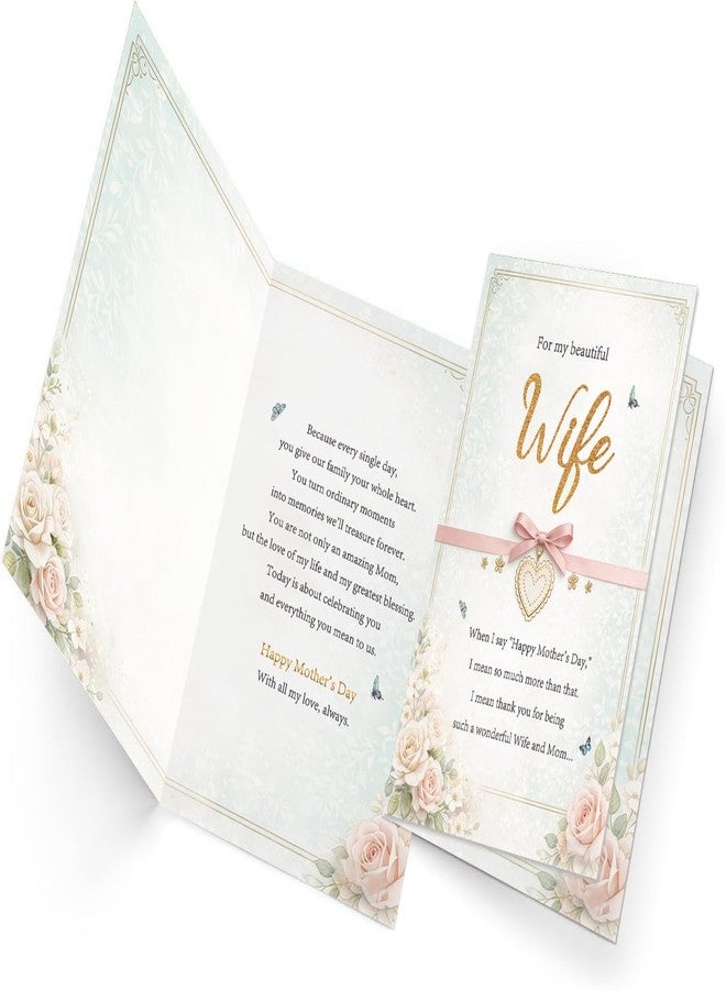 Mcduldul Mother's Day Card for Wife, Heartfelt Mothers Day Gift from Husband, To My Beautiful Wife - Image 3
