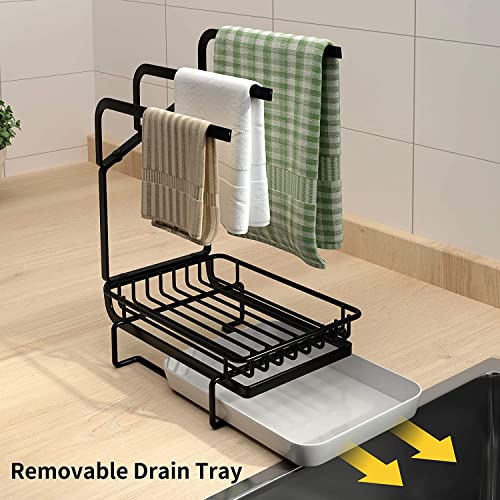 Felthouse Countertop Sink Organizer With Accessories | Modern Kitchen Storage Rack & Organizer | Stylish Stand, Stainless Steel, Tiered Shelf (New) - Image 2