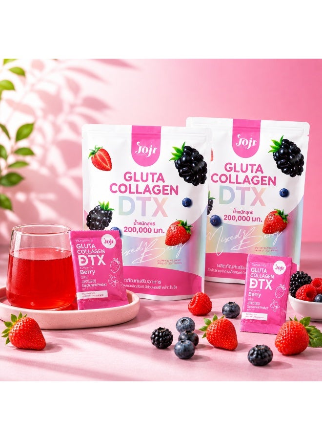 Gluta Collagen DTX 2PCS– Mixed Berry Dietary Supplement