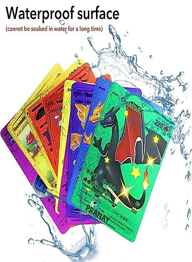 55 قطعة من بطاقات بوكيمون رينبو فويل - صندوق متنوع مع بطاقات ذهبية وغامضة نادرة (إصدار قوس قزح) - Image 1