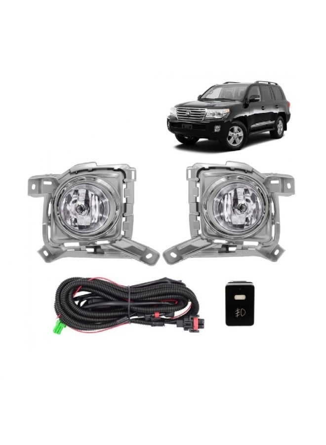 Toyota Land Cruiser 2012 2015 Front Headlight Assembly Replacement OEM Style Clear Lighting