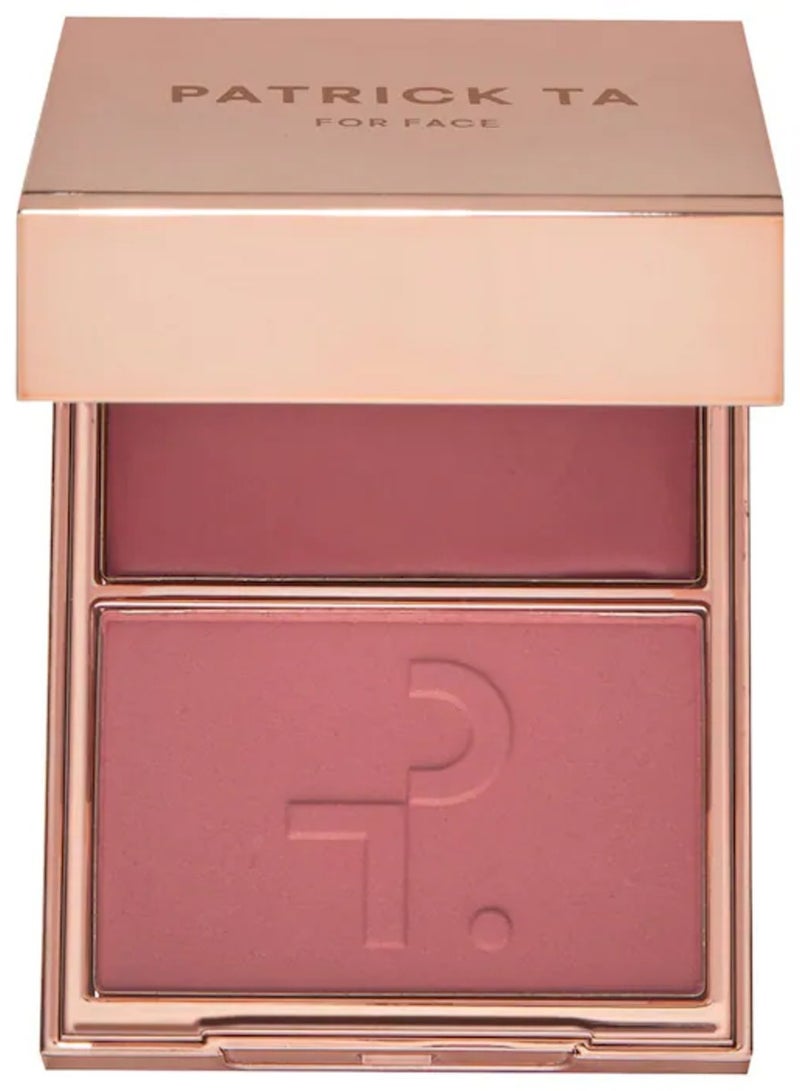 PATRICK TA Double-Take Crème & Powder Blush- She Goes To The Gym, 10g - Image 1