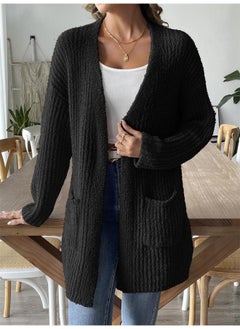 Generic Autumn And Winter New Women's Cardigan Sweater Fluff Warm Straight Casual Loose Sweater Cardigan Women 