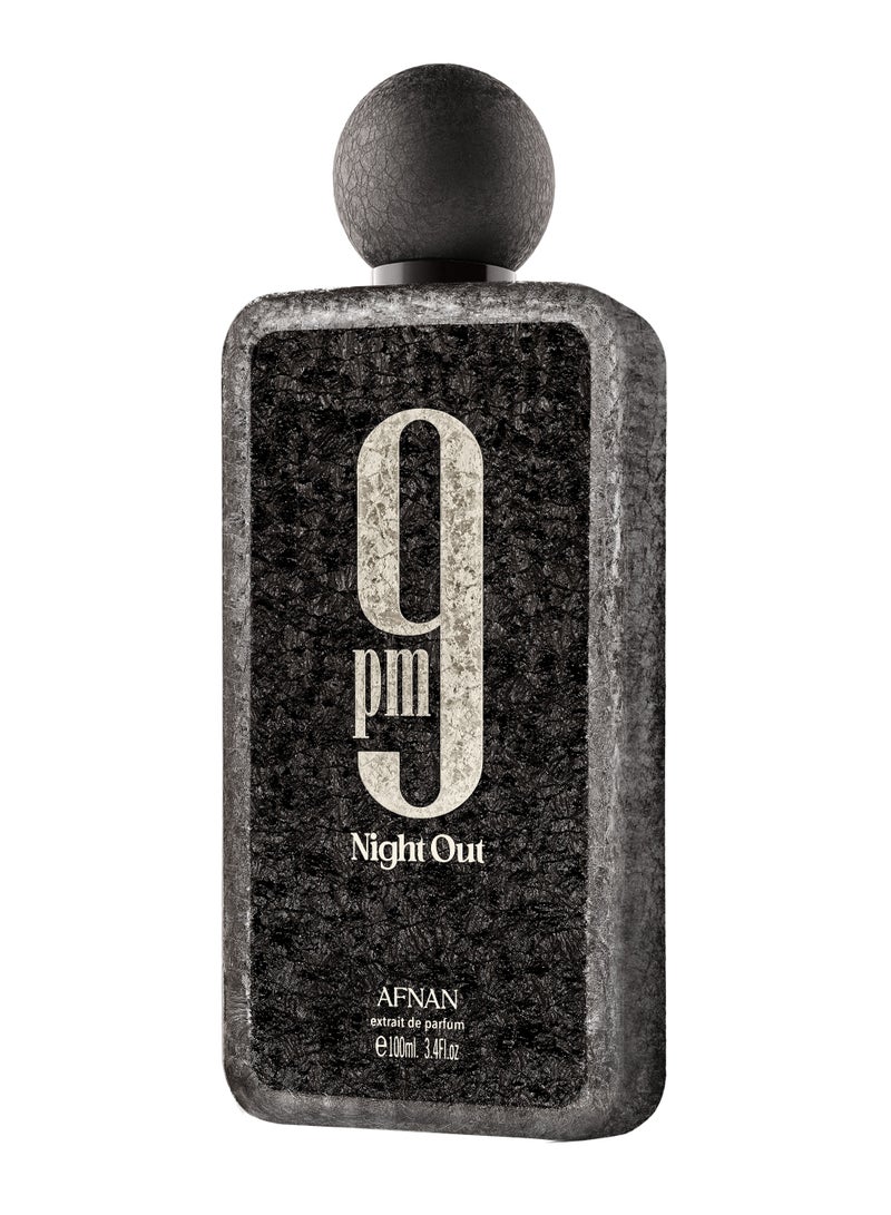 AFNAN 9 Pm Night Out Unisex, Extrait De Parfum, 100 ML - Image 2