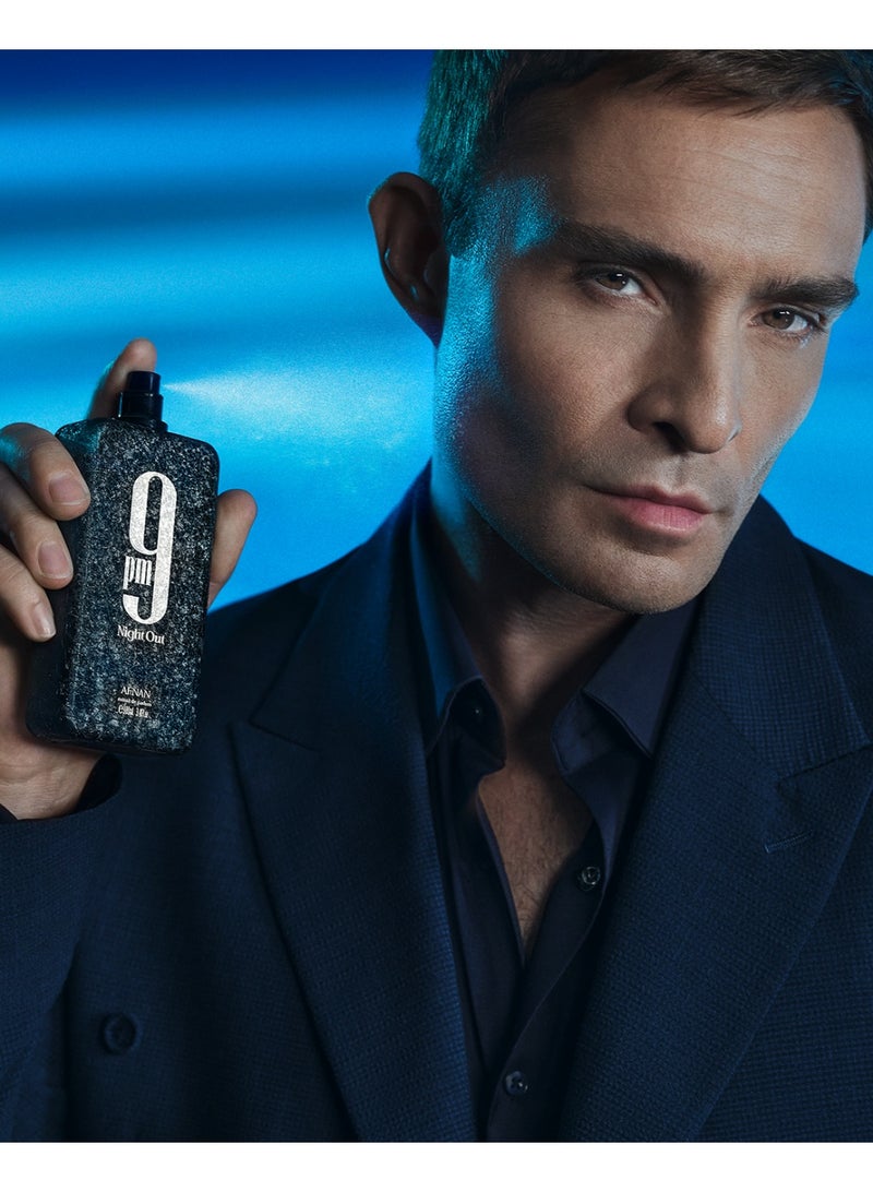 AFNAN 9 Pm Night Out Unisex, Extrait De Parfum, 100 ML - Image 5