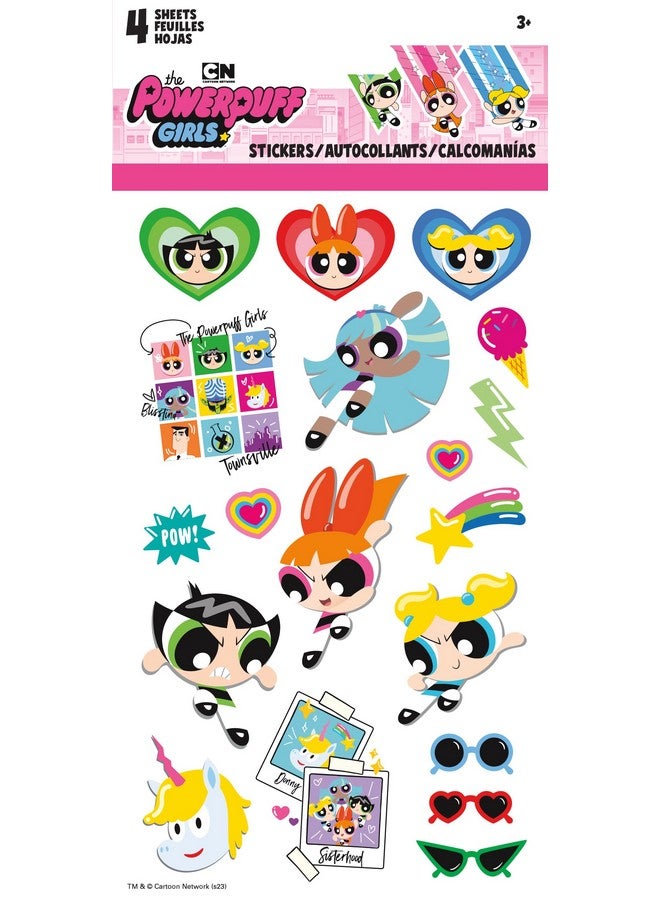 تريندز إنترناشونال فتيات القوة - ملصقات قياسية من 4 أوراق ملصقات قياسية - 4 أوراق