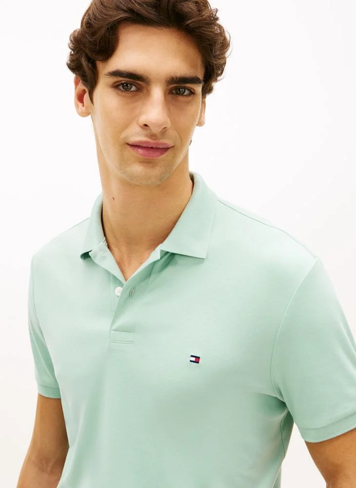 TOMMY HILFIGER  Regular Fit Flag Embroidery Polo Shirt for Men | Best Price UAE
