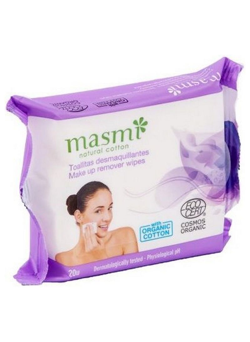 Masmi - Makeup Remover Wipes 20 Pack - Image 1