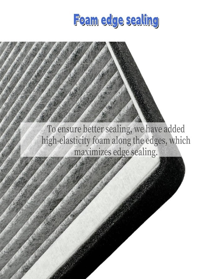 HTWORK HEPA Air Filter Replacement for Tesla Model X 2015-2020,Intake filter,Foldable Upgrade Activated Carbon Replacement Low Wind Resistance - Image 4