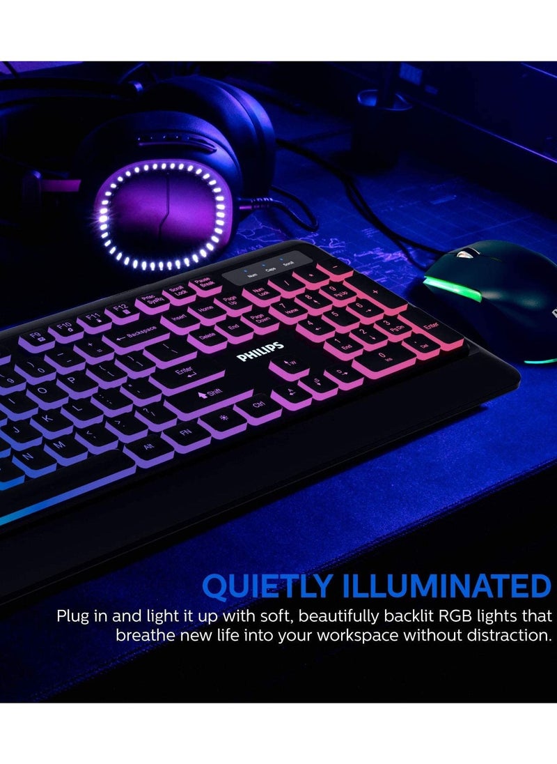 Philips - Gaming Keyboard And Mouse Combo G294 SPT8294 - Image 1
