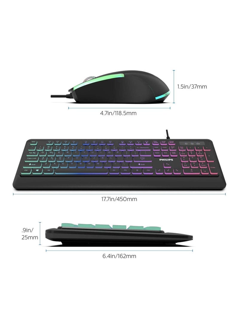 Philips - Gaming Keyboard And Mouse Combo G294 SPT8294 - Image 1