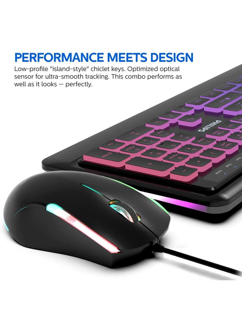 Philips - Gaming Keyboard And Mouse Combo G294 SPT8294 - Image 1