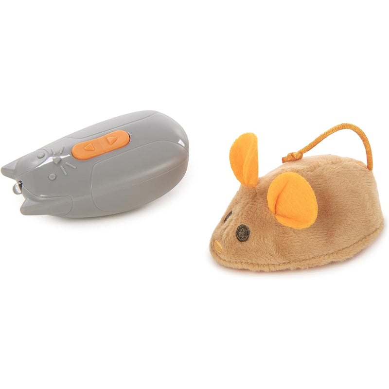 SmartyKat Race N' Chase Electronic Remote Control Mouse Cat Toy, Mimics Prey Motion for Active Hunting & Bonding Play for Cats & Kittens - Image 3