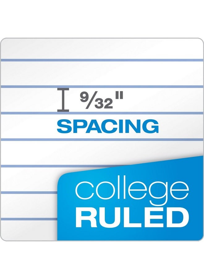 Oxford Oxford Filler Paper, 8-1/2" x 11", College Rule, 3-Hole Punched, Loose-Leaf Paper for 3-Ring Binders, 500 Sheets Per Pack (62349),White  - Image 4