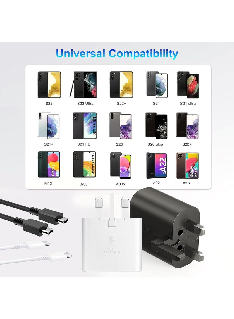 Rock Pow Fast Charger for Samsung Galaxy Charger Head with Charging Cable 45 watts, S23 Ultra S23 Plus S23 S23 S22 Ultra S22 S21 Ultra S21 S21 A54 A53 A52 A32-45W with Type-C 5A fast Cable Fast Charger also for iPhone 17/16/15/15/iPad Pro/AirPods and  Huawei/Xiaomi and Charging laptop/PC etc - Image 5