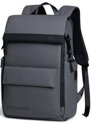 Durable Polyester Backpack with Separate Laptop Compartment TSA Opening for Men and Women B00562 Grey - pzsku/ZF1B63370276F7A3FE1D1Z/45/1746708218/af66071d-112b-4bef-b640-3ac69ec30e10