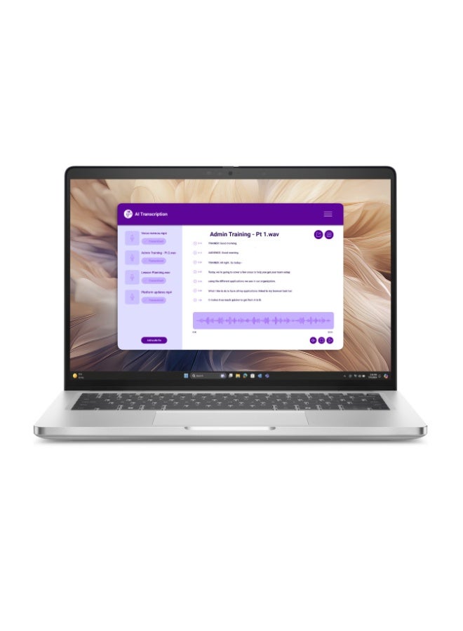 DELL Pro 14 Plus (PB14250) Laptop – Intel Core Ultra 5 235U vPro, 16GB DDR5, 512GB SSD, 14" FHD+ (300 nits), FHD IR Camera + Fingerprint, Wi-Fi 6E, RJ45, Windows 11 Pro, 3-Year ProSupport English/Arabic Silver - Image 1