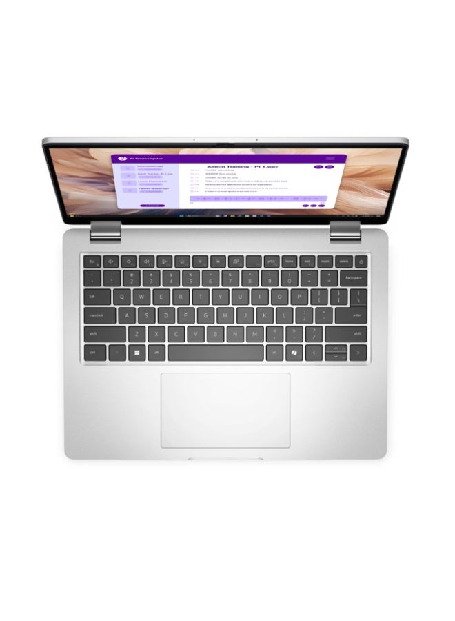 DELL Pro 14 Plus (PB14250) Laptop – Intel Core Ultra 5 235U vPro, 16GB DDR5, 512GB SSD, 14" FHD+ (300 nits), FHD IR Camera + Fingerprint, Wi-Fi 6E, RJ45, Windows 11 Pro, 3-Year ProSupport English/Arabic Silver - Image 2