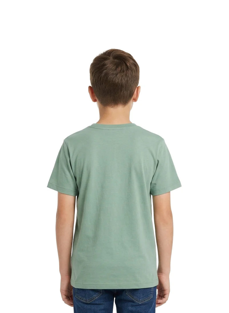 MARVEL Teen Boys Marvel Hulk Graphic Printed Green T-Shirt