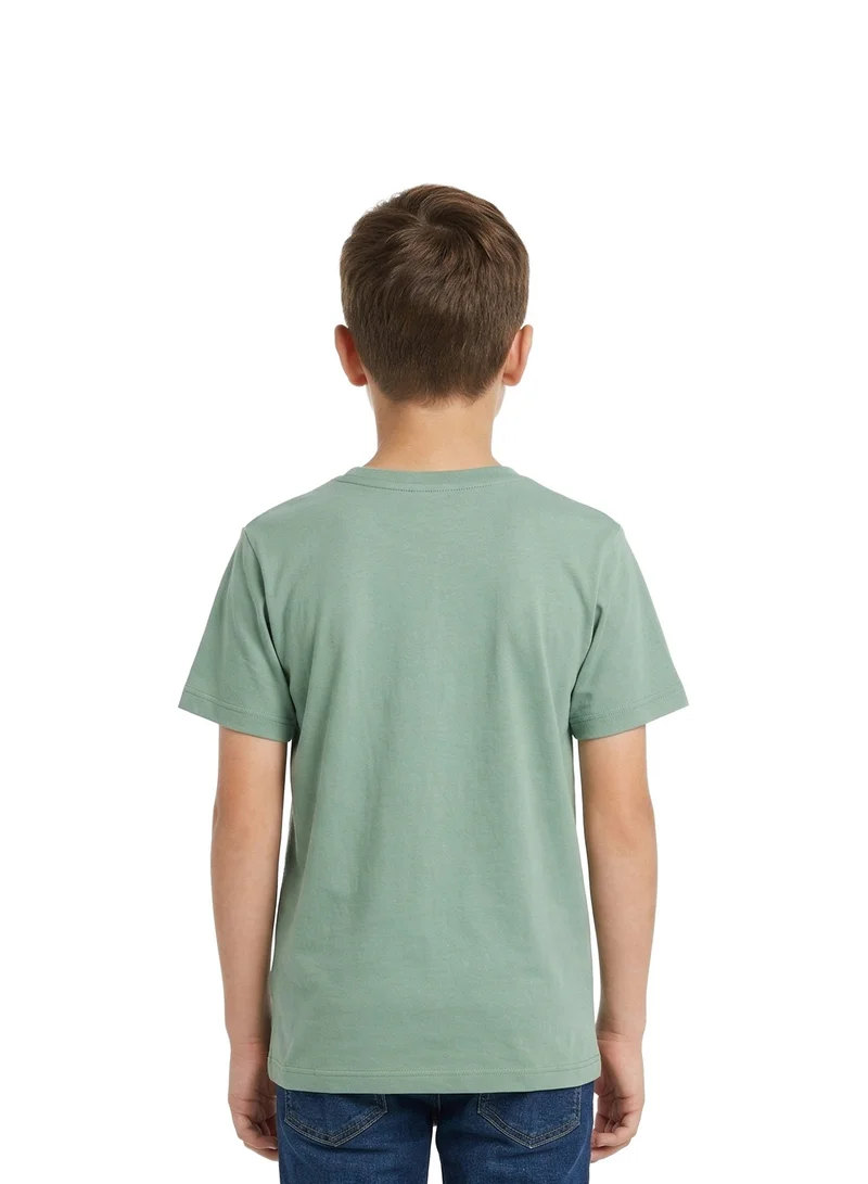 مارفل Teen Boys Marvel Hulk Graphic Printed Green T-Shirt