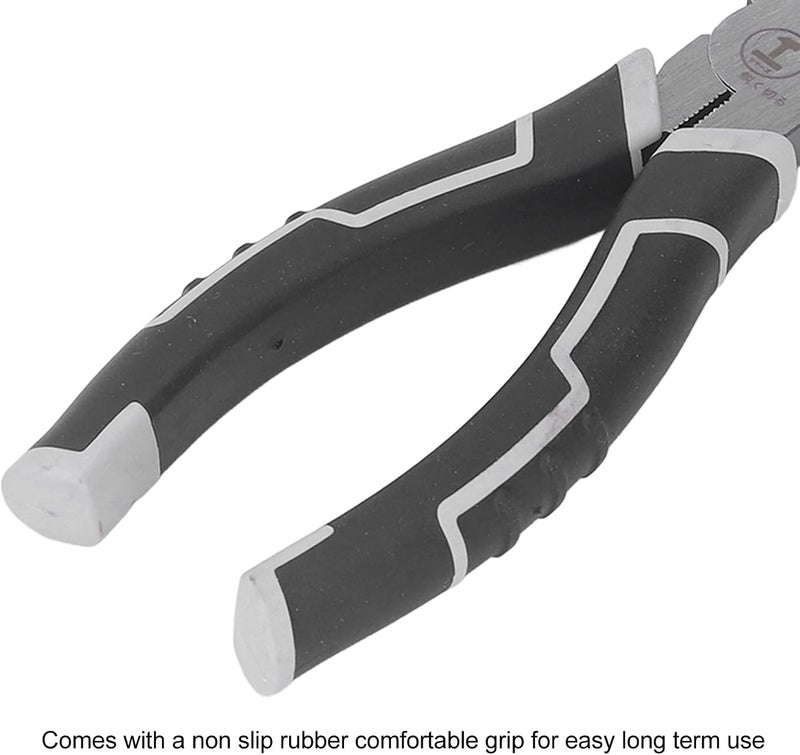 Acouto Professional Electrician Plier Set - Metal Combination Wire Cutter with NonSlip Grip for Craftsmen, Engineers, and Electricians (Long Nose Plier) - Image 5
