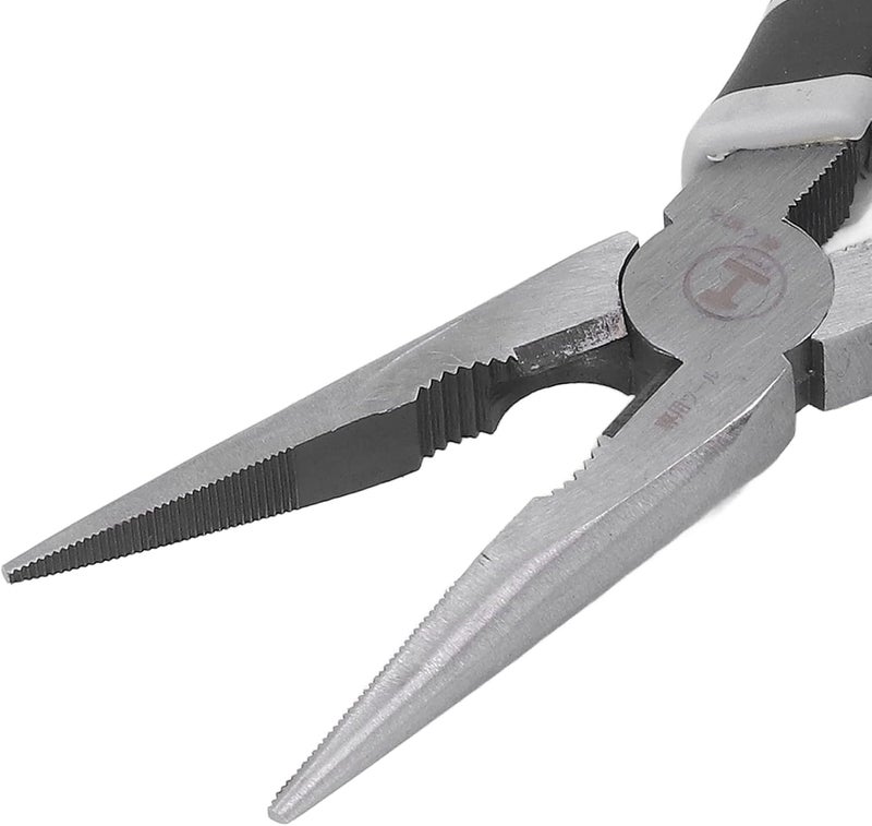 Acouto Professional Electrician Plier Set - Metal Combination Wire Cutter with NonSlip Grip for Craftsmen, Engineers, and Electricians (Long Nose Plier) - Image 3