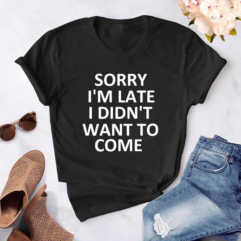 2024 T-Shirt Independent Station Women'S Short-Sleeved Wish Spot Temu - Image 1