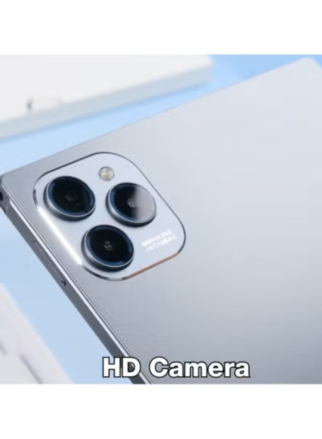 Telzeal P102 10.1-Inch Android 13 Tablet – 8GB RAM, 512GB Storage, Dual SIM 4G LTE, 10000mAh Battery, WiFi & Bluetooth, Dual Camera, Slim Silver Design with Wireless Keyboard & Mouse for Work, Study & Entertainment - Image 3