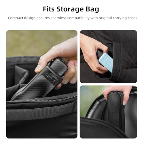BRDRC Pocket 3 Cover Case Accessories, Gimbal Flip Protective Cover Lens Protector Cap Holds 3 Filters for DJI Osmo Pocket 3 Creator Combo (Pink) - Image 5