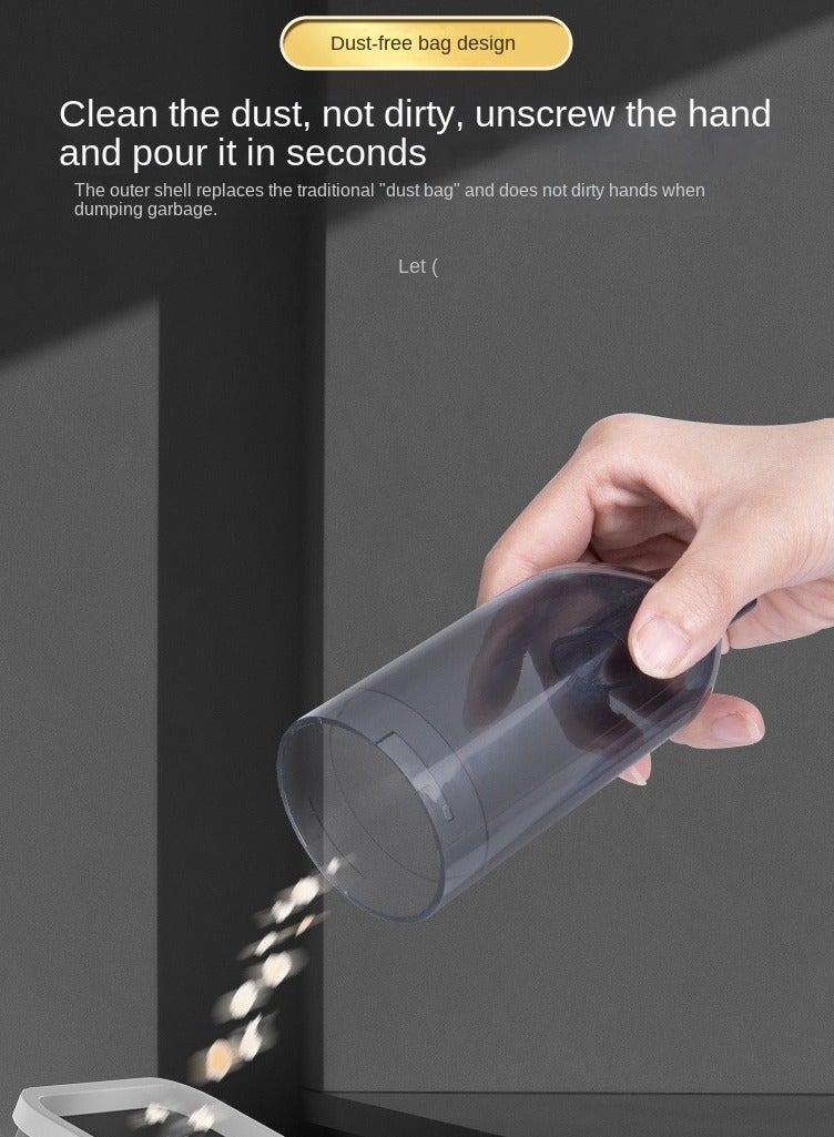 Generic Car Vacuum Cleaner 5000pa, High Power, Long Battery Life, Compact Mini Handheld Cordless Vacuum for Cars and Home, Strong Suction, Blowing, charging and pumping 4-in-1,Black - Image 4