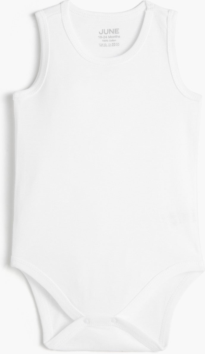 JUNE Baby Basic 5 Piece Athlete Body White  - Image 3