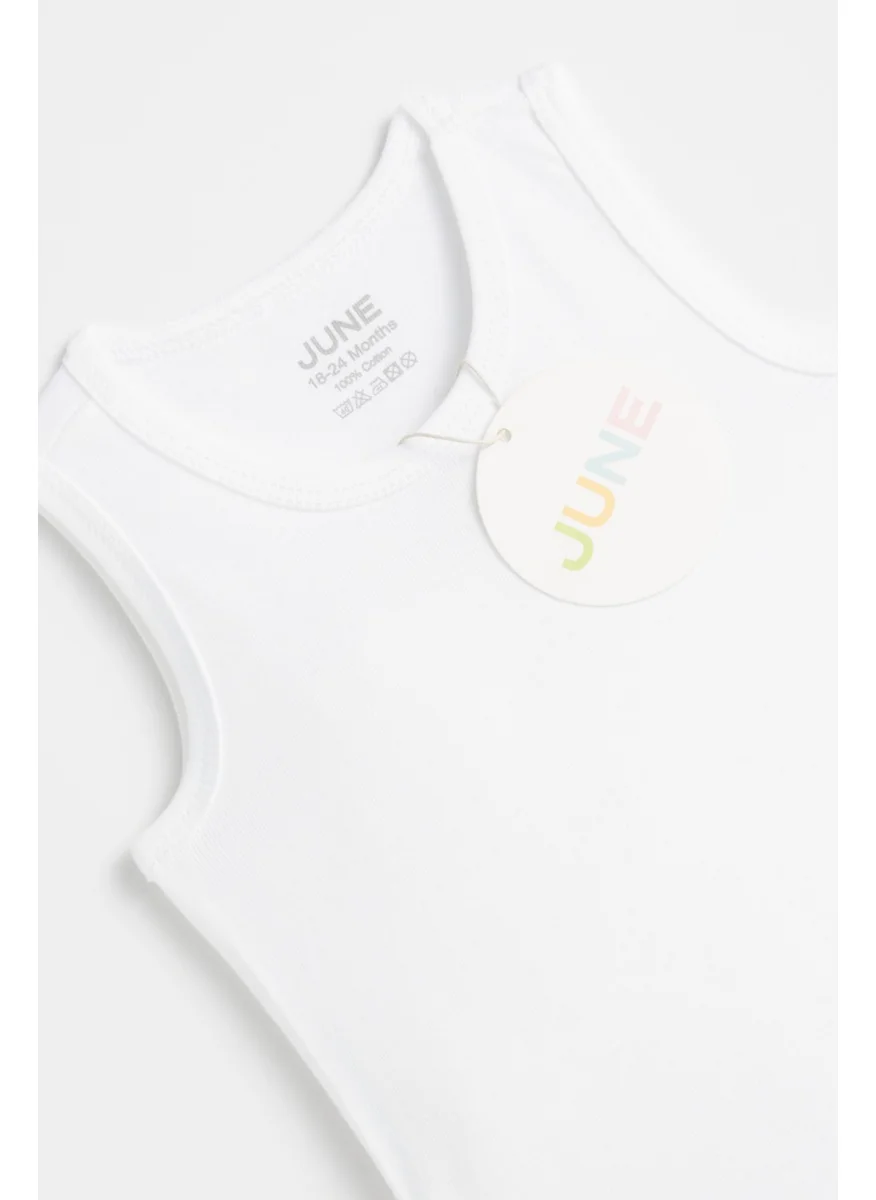 JUNE Baby Basic 5 Piece Athlete Body White