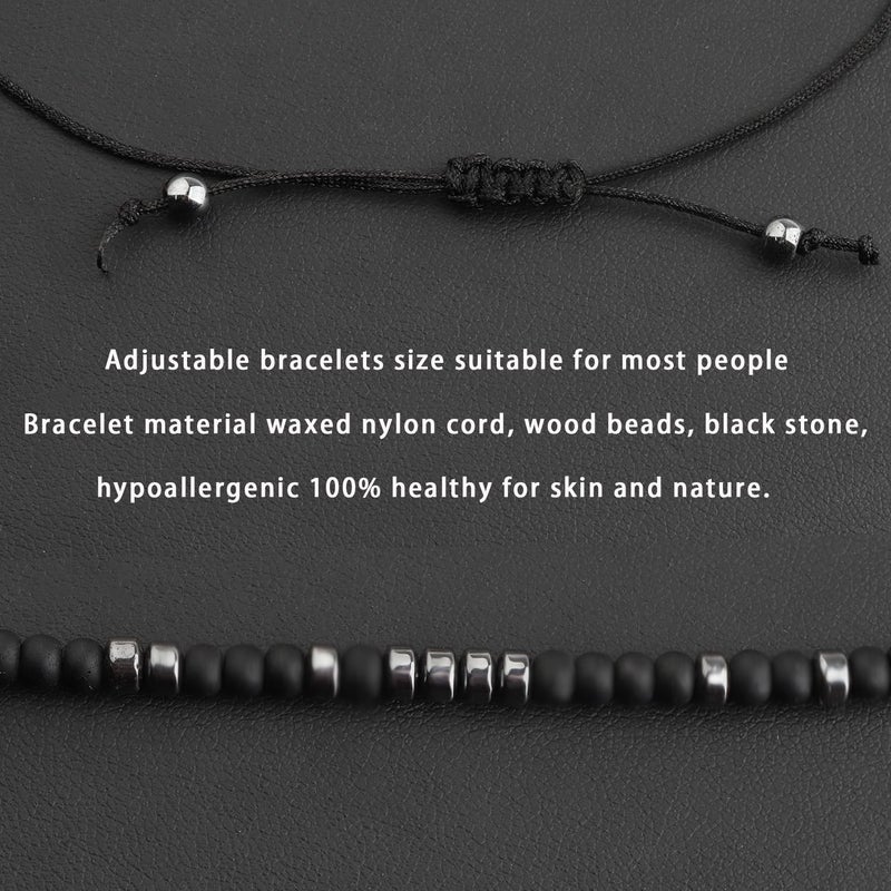 MAOFAED Humor Couples Gift, Daddy GoodGirl Morse Code Bracelet for Couple, Matching Couple Gift, Secret Message Gifts(daddyGoodGirl) - Image 4