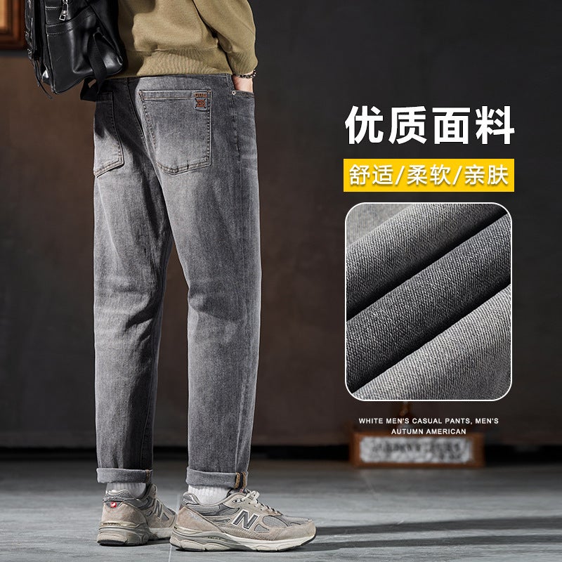 Unisex Classic Denim Jeans Loose Fit Daily Outdoor Wear - Image 3