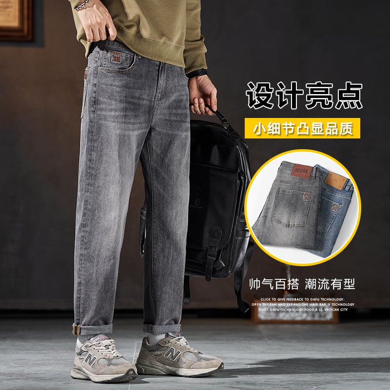 Unisex Classic Denim Jeans Loose Fit Daily Outdoor Wear - Image 4