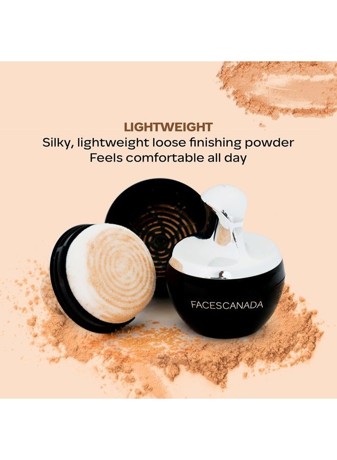 Facescanada Mineral Loose Powder - Natural Beige 05 | Matte Finish Makeup Setting Powder | 12 Hour Oil Control | Soft Luminous Glow | 0.25 Oz/7g - Image 2