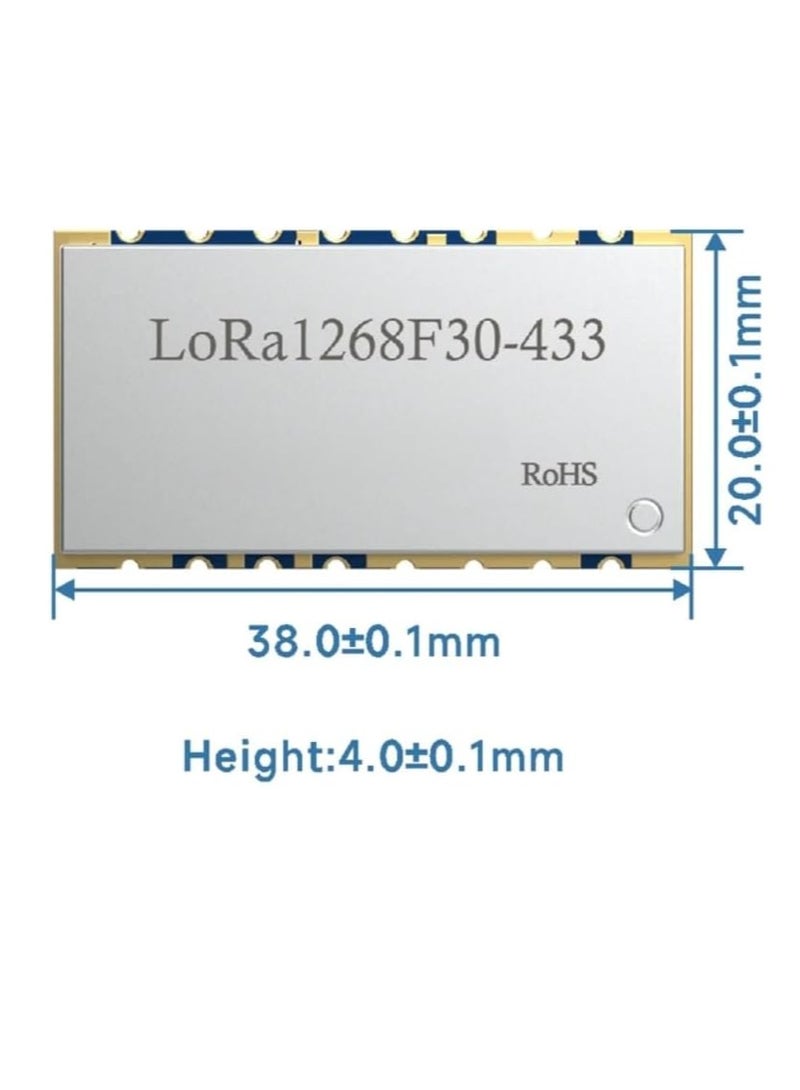 LoRa1268F30 433MHz SX1268 Long Distance SPI Port Wireless Transceiver Module x 5 PCS  - Image 3