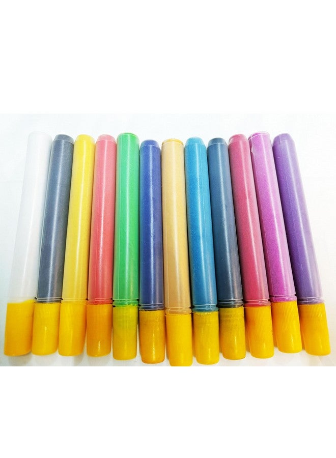 سنوج هوايات غائمة رمل حرفي ناعم لفن الرمل فن الراتنج ديكور مصغر حرفة مختلفة ديكور حديقة رانجولي حوض السمك اكتشف إبداعك! (12 كيس لون 100 جرام لكل كيس) - Image 4