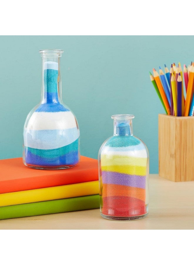 سنوج هوايات غائمة رمل حرفي ناعم لفن الرمل فن الراتنج ديكور مصغر حرفة مختلفة ديكور حديقة رانجولي حوض السمك اكتشف إبداعك! (12 كيس لون 100 جرام لكل كيس) - Image 3